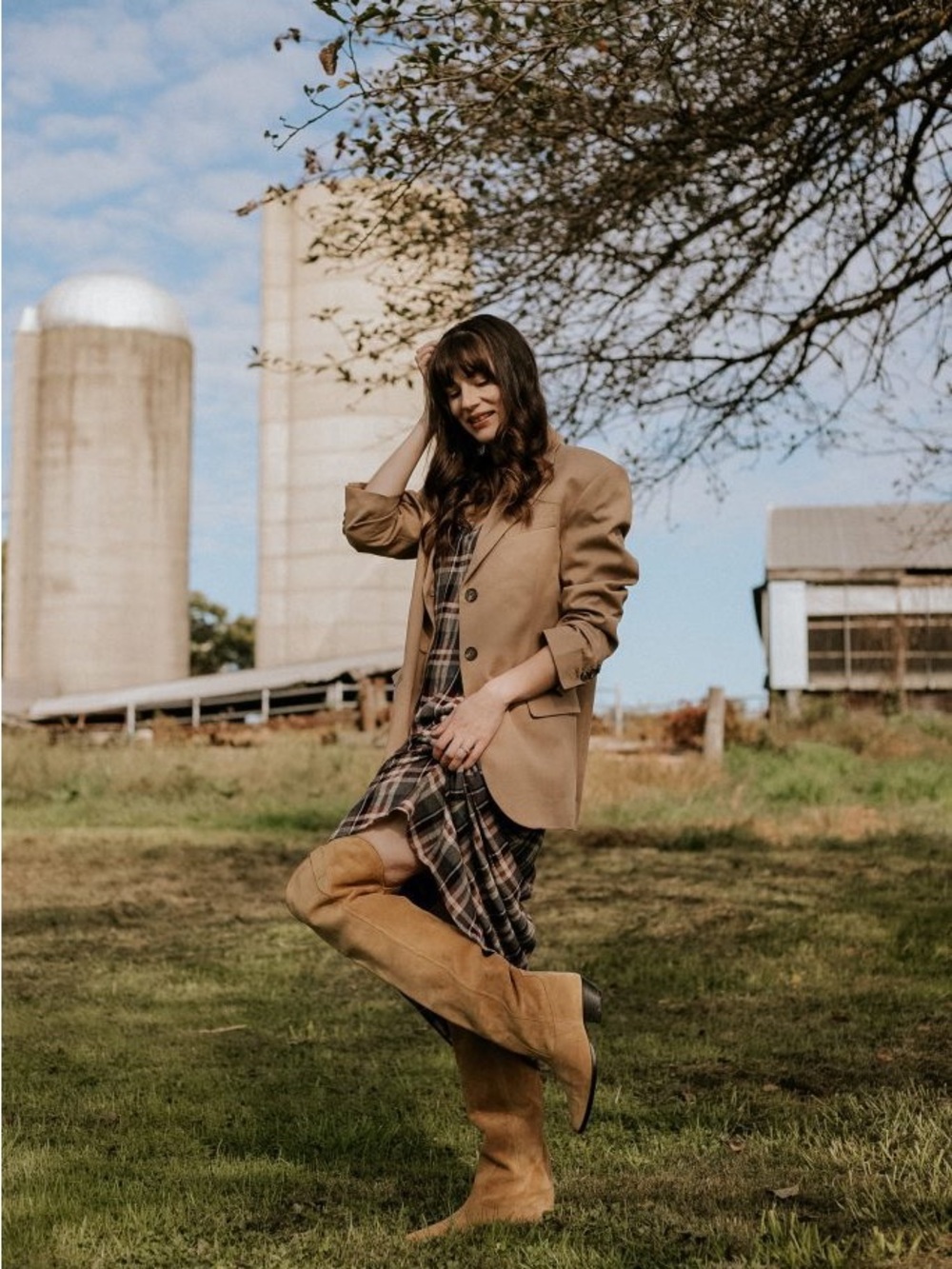 Jenni Kayne Winona Dress in Plaid - Picture 5 of 16